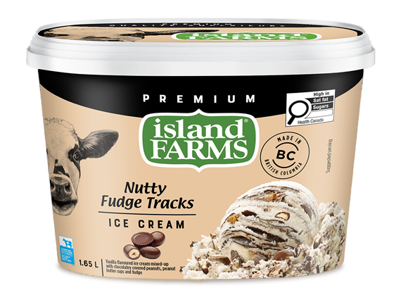 Island Farms Nutty Moose Tracks Ice Cream
