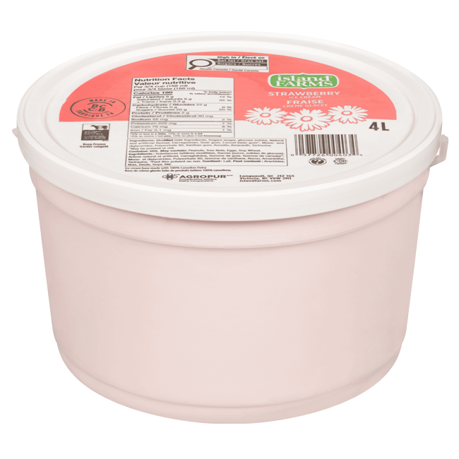 Island Farms Strawberry Ice Cream