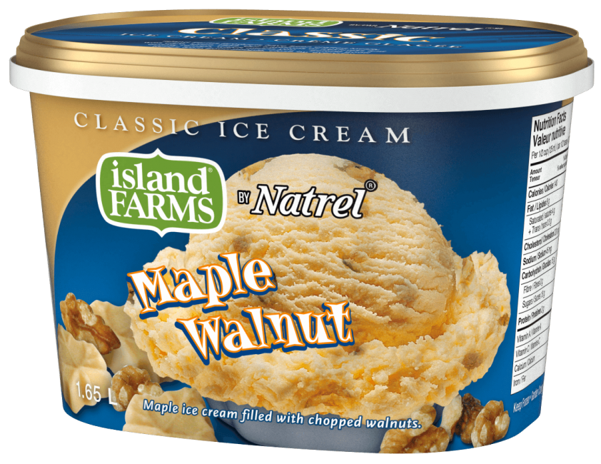 Classic Maple Walnut Ice Cream Island Farms