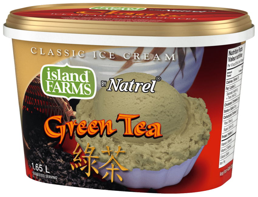 Classic Green Tea Ice Cream Island Farms