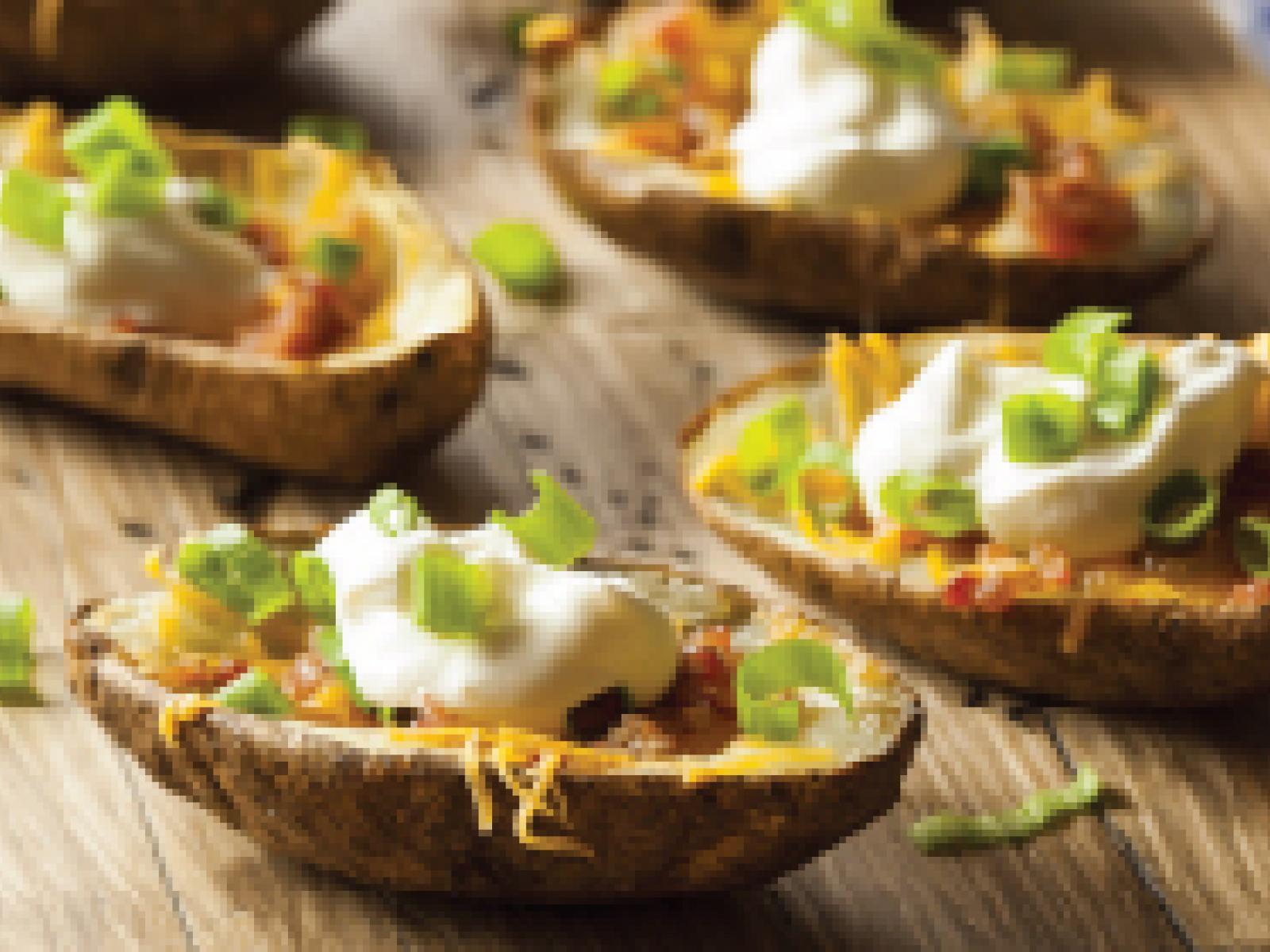 Grilled Potato Skins