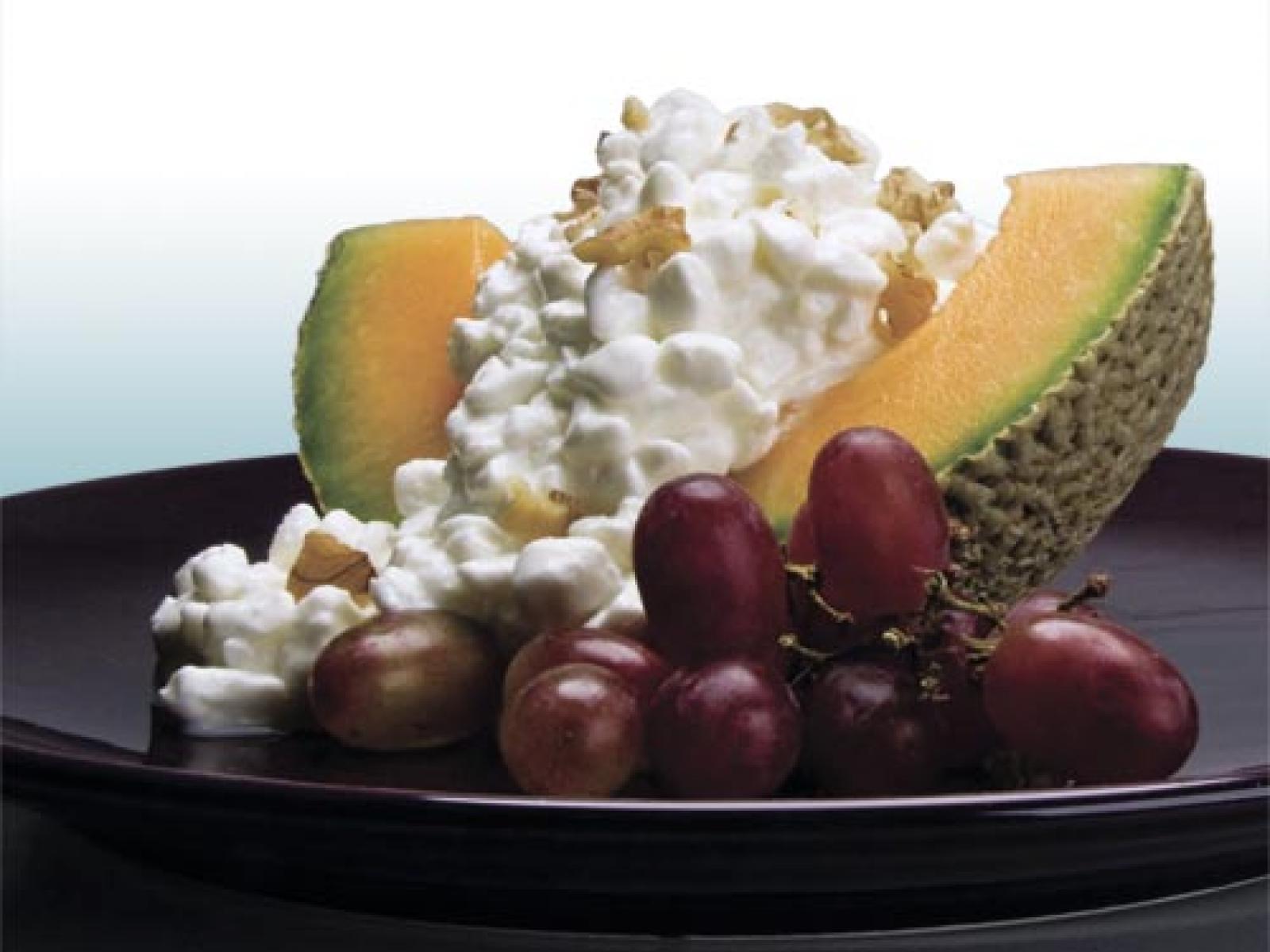 Melon Cottage Cheese Salad recipe